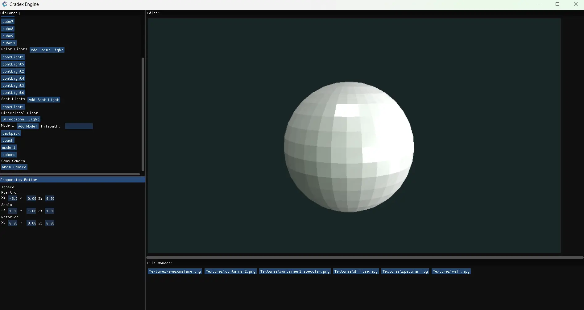 Editor Screenshot